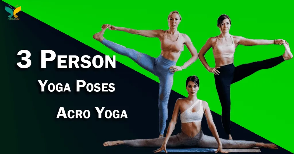 three person yoga poses