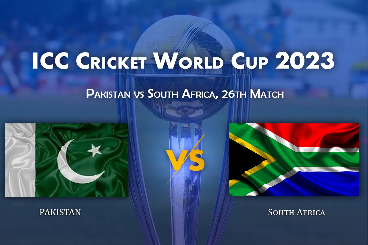 World Cup 2023 Pakistan Vs South Africa, 26th Match, Dream11 Team