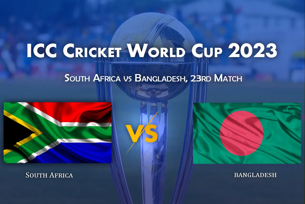 South Africa Vs Bangladesh, 23rd Match, Dream11 Team, Pitch Report