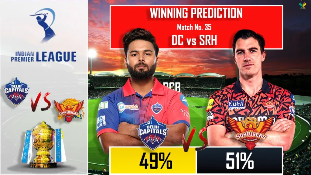 IPL 2024 DC vs SRH Winning Prediction
