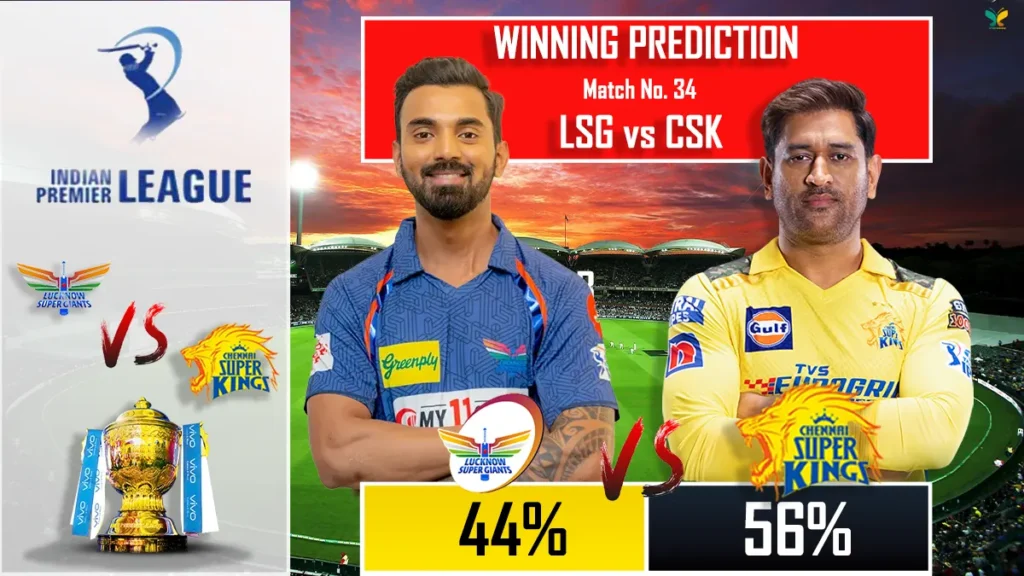 IPL 2024 LSG vs CSK Winning Prediction​